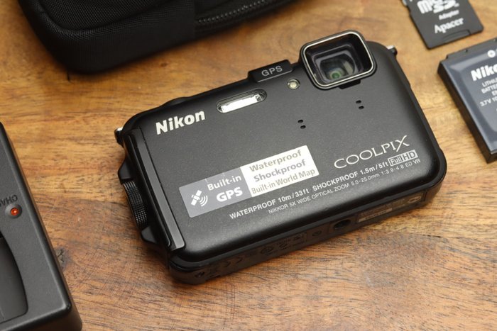 Nikon Coolpix AW100, GPS, Water, vrieskou-, schok- en stofbestendig Digital camera
