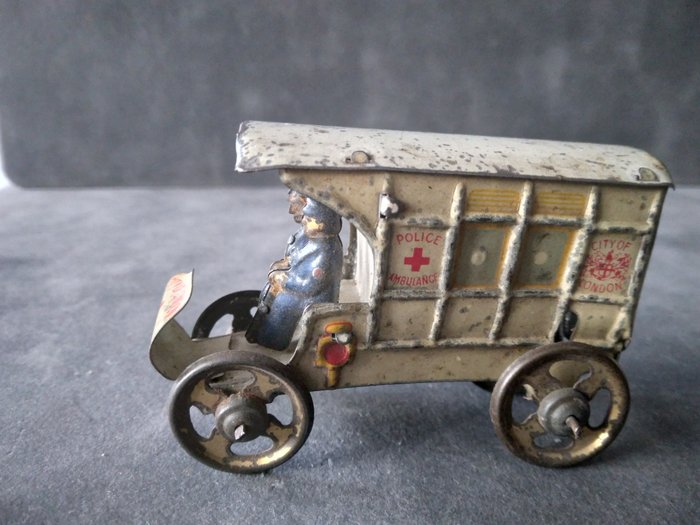 Fischer Penny toy  - Τσίγκινο παιχνίδι City of London Police Amulance - 1910-1920 - Γερμανία