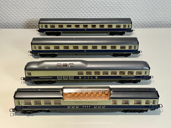 Lima H0 - Τρένο μοντελισμού (4) - 4 τεμαχίων "Rheingold" - DB