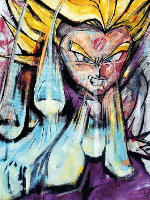 Ruttum - Trunks Super Saiyan - Dragon Ball - Fine Art Print - Street Art