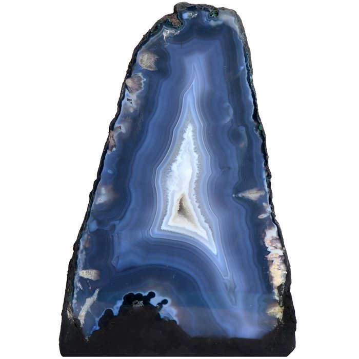 AA Kwaliteit - Blauwe Agaat -27x18x18 cm - Geode- 6 kg