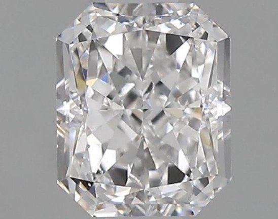 1 pcs Diamant - 0.80 ct - Radiant - D (kleurloos) - VS2, *No Reserve Price* *EX*