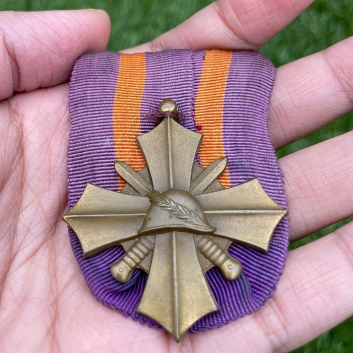 荷兰 - 奖章 - Mobilisatie Oorlogskruis medal - May 1940 - mobilisatie - Grebbeberg - great patina