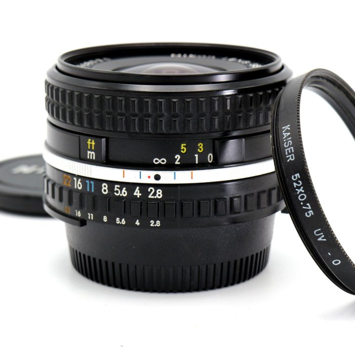 Nikon E-SERIES 28mm f/2.8 Ai-S Groothoeklens Prime lens