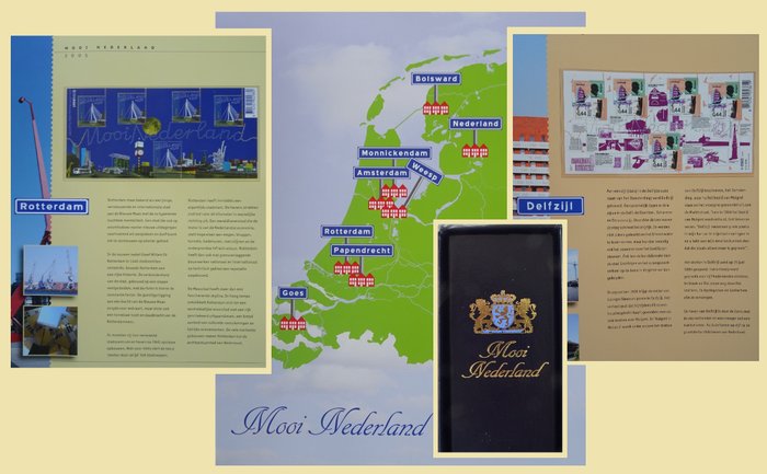Países Bajos 2005/2009 - Colección completa de hojas Beautiful Holland - en álbum preimpreso DAVO lx con casete.