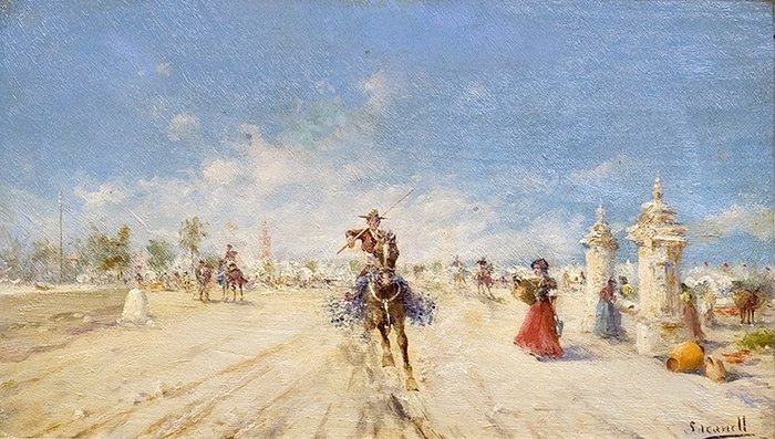 José María Sacanell (1851-?) - Feria de Sevilla