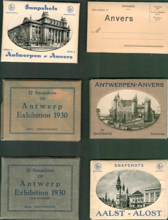 Belgien - Kungligheter, Stad och landskap - Vykort (31) - 1930-1950