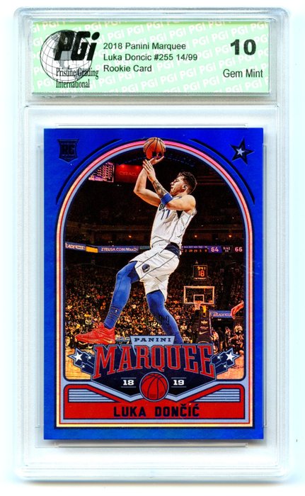 2018/19 - Panini - Chronicles Marquee /99 Rookie Card Blue - Luka Doncic Graded card - PGi 10