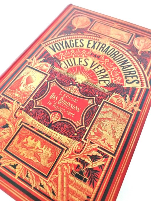 Jules Verne - L'école des Robinsons / Le rayon vert - 1882