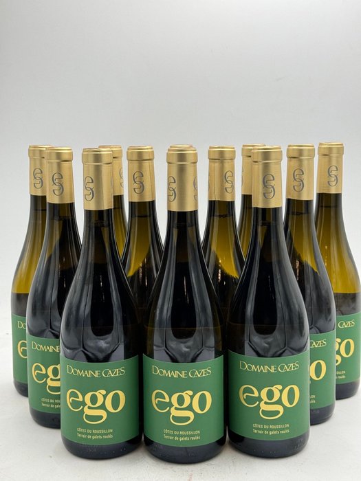 2021 Domaine Cazes "Ego" White - 鲁西永 - 12 Bottles (0.75L)