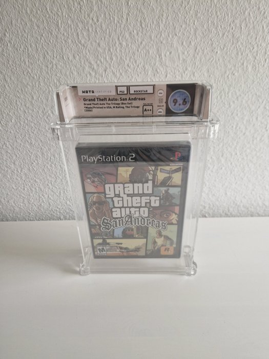 Sony - Rockstar GTA San Andreas WATA 9,6 A++ VGA UKG Gran Theft Auto - Playstation 2 - Video game (1) - In original sealed box