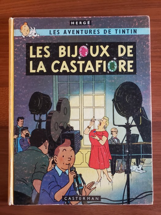 Tintin T21 - Les bijoux de la Castafiore (B34 française) - C - 1 Album - Prima ediție franceză - 1963