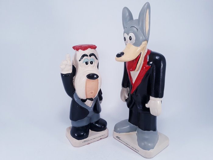 TUNER entertainment co - TEX AVERY - 2 - RARE ! DROOPY + LOUP costume 1998-H30 H23cm