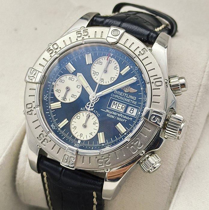 Breitling - SuperOcean Chronograph Automatic “Black Dial” - A13340 - 男士 - 2000-2010