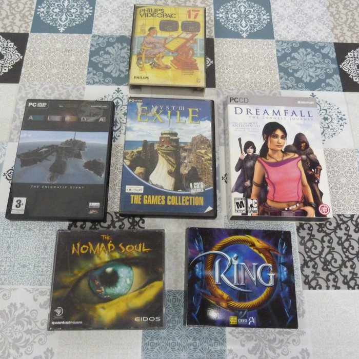 pc - Collection of Rare Games 5x PC + 1x Videopac - Collection of Rare Games 5x PC + 1x Videopac - Videospill-sett (6)