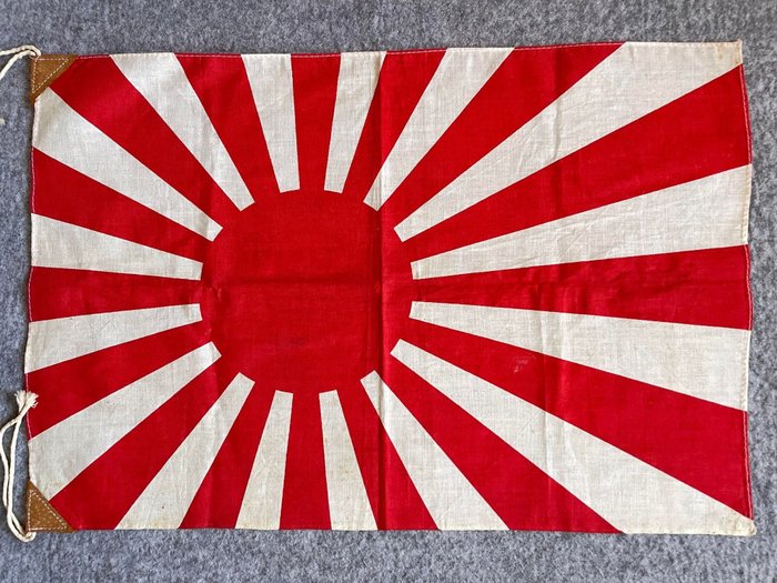 日本 - 旗子 - Vintage National Flag "The Rising Sun" , WW2 , Military