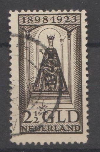Holanda 1923 - Aniversário do governo de Guilhermina - NVPH 130