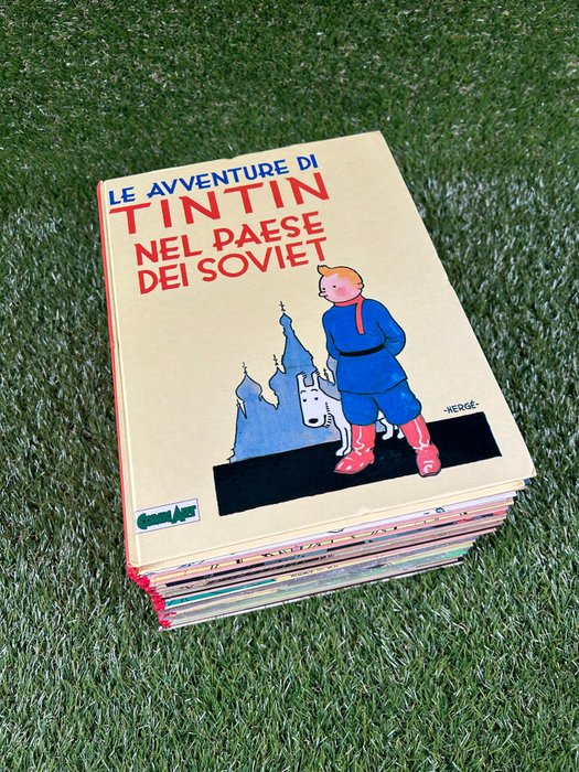 Tintin 15x volumi assortiti - Le avventure di Tintin - 15 Album - Første utgave - 1989