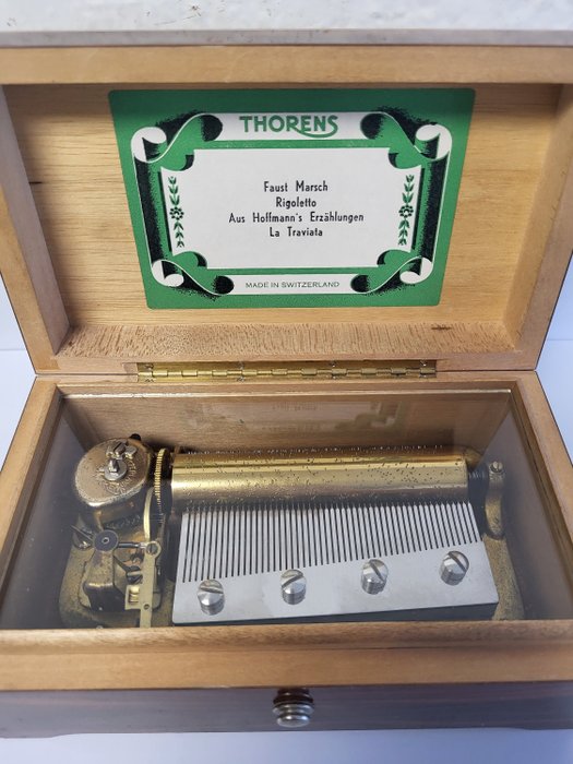 Thorens - Cylinder music box -  (1) - Switzerland - 1940-1950