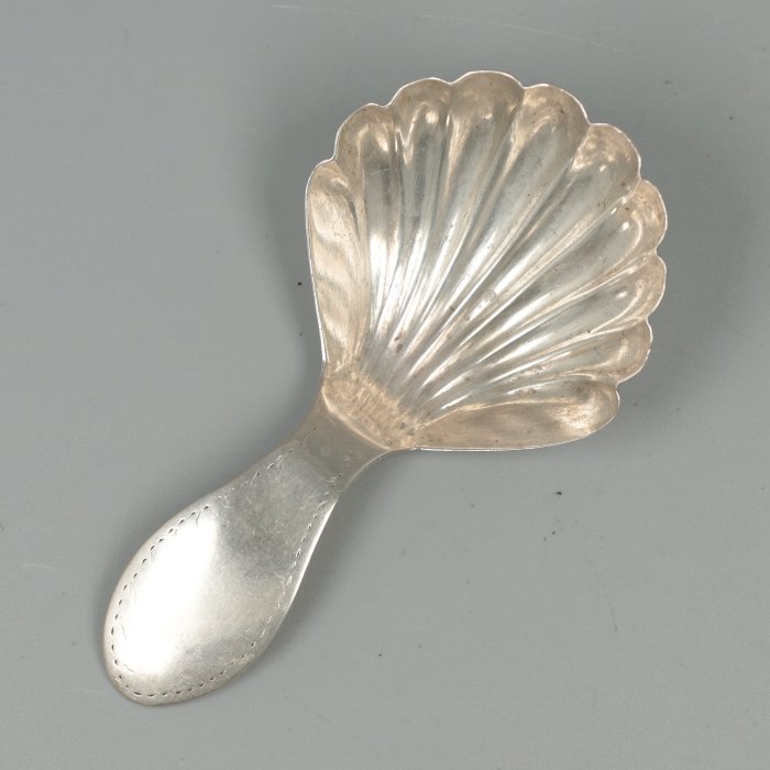 Georges F. Pirot, Parijs ca. 1810 - Theeduim - Theelepel (1) - .800 zilver