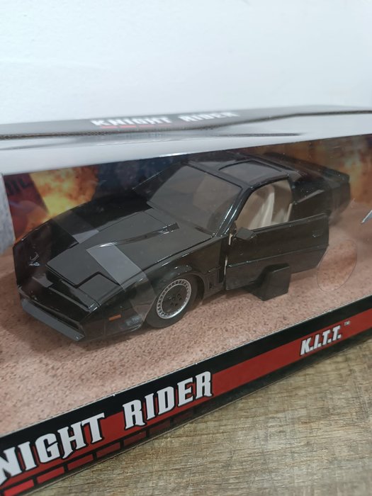 KITT - Knight Rider -  - Recuzită Film 1982 Ponitac Premium Die-Cast Edition (condiție perfectă, niciodată deschisă)