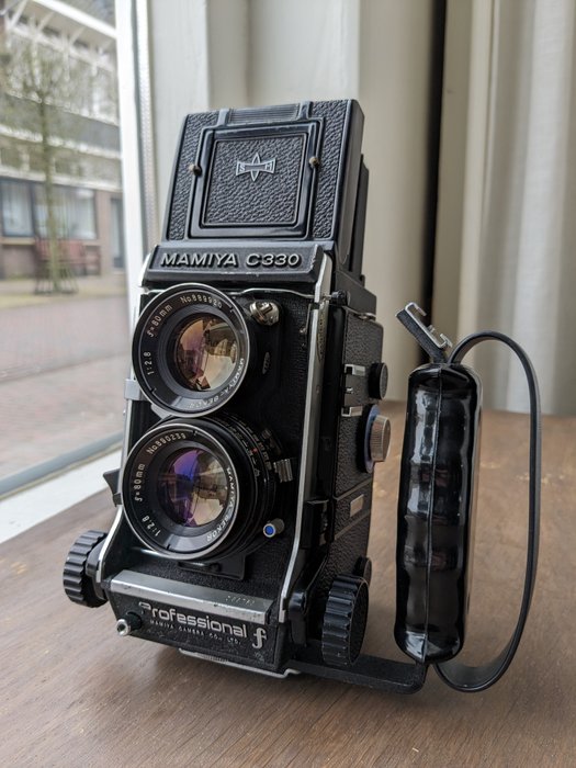 Mamiya C330 Professional F + 80mm 2.8 blue Dot Toøyd speilreflekskamera (TLR)