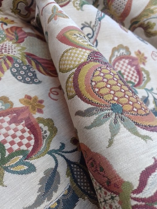 Sumptuous Gobelin cut Floral pattern - Upholstery fabric - 400 cm - 140 cm