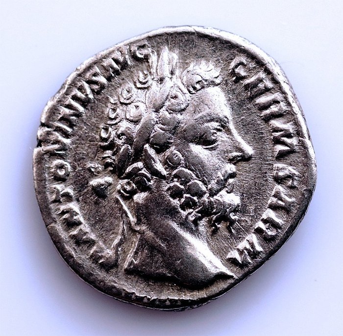 Romerska riket. Marcus Aurelius (AD 161-180). Denarius Roma 176-177 d.C. - Pax