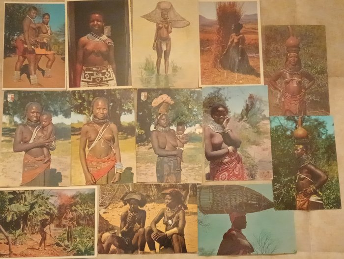 南非, 安哥拉 - 裸體 - 明信片 (11) - 1972-1970