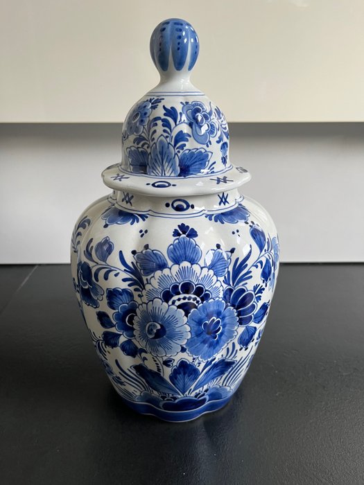 Porceleyne Fles - Vaas -  Grote Delft blauwe vaas  - Keramiek