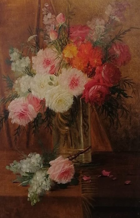 V. Allez (XX) - Vase de fleurs