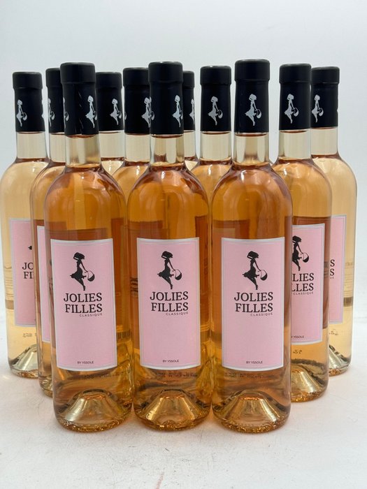 2023 Jolies Filles Classique Rosé - mediterranée - 12 Bottles (0.75L)