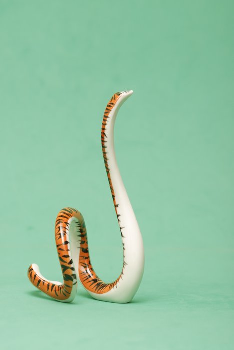 Drasche (1838-1949) - 小塑像 - Serpent - 瓷器
