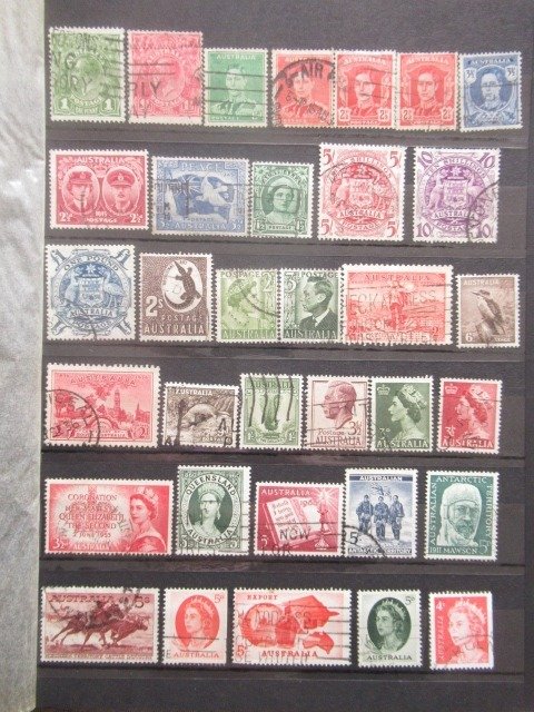 Lumea  - Inclusiv America de Sud și Canada, colecție de timbre