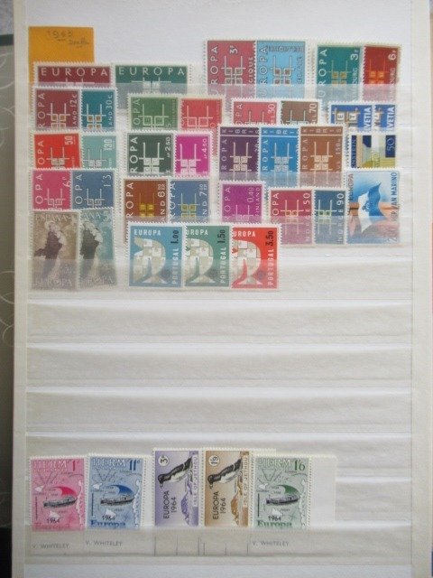 Welt  - Europa und die Vereinten Nationen, Briefmarkensammlung