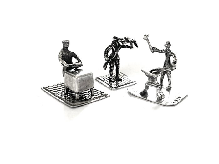Miniatűr figura -  (3) - Ezüst