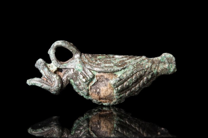 Hallstat aus der Bronzezeit Bronzenes Entenamulett