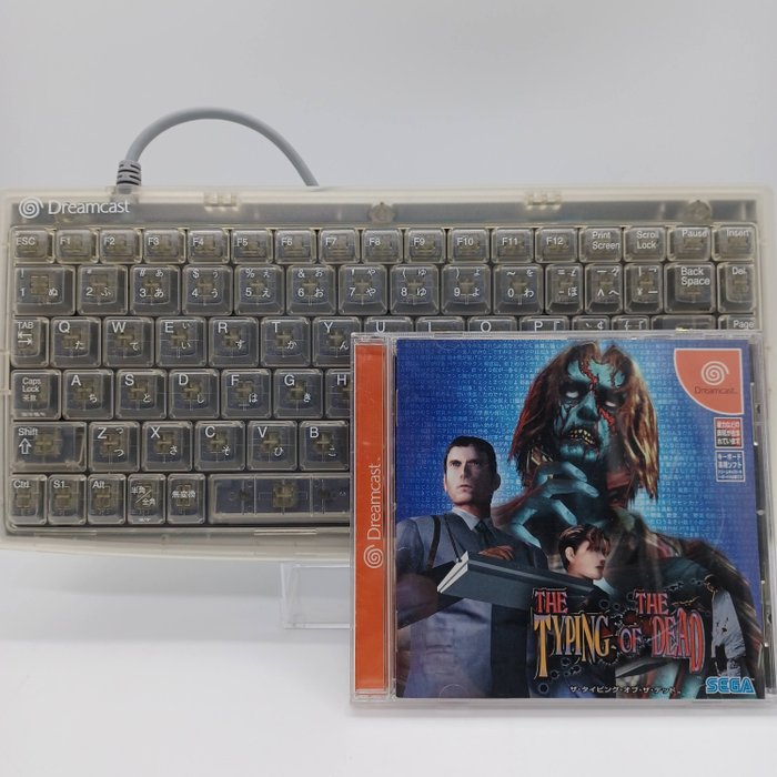 Sega - Dreamcast DC Keyboard Clear The Typing of The Dead - Videospiel
