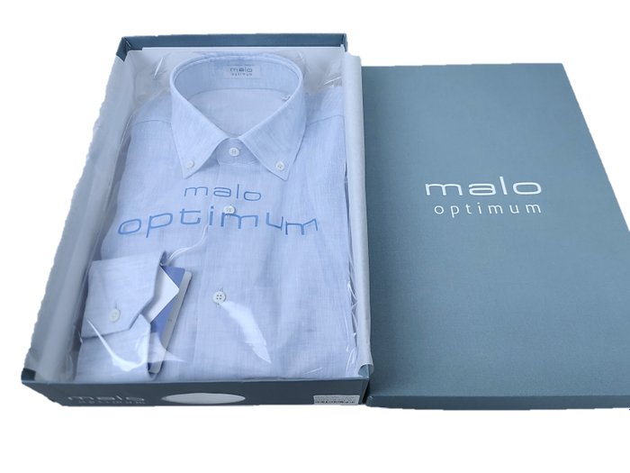 Malo - NEW, 100% Linen/Flax - Camisa