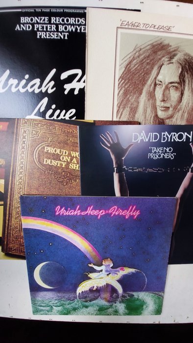 Uriah Heep - Ken Hensley - David Byron - 4x LP, 1x 2LP - Symphonic rock - 多個標題 - LP - 1973