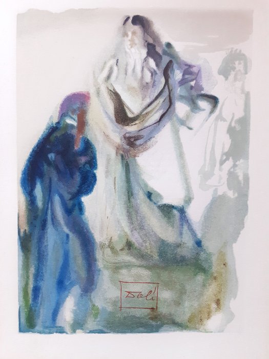 Salvador Dali (1904-1989) - La Divine Comédie: La Marche vers Dieu  (certified Albert Field)