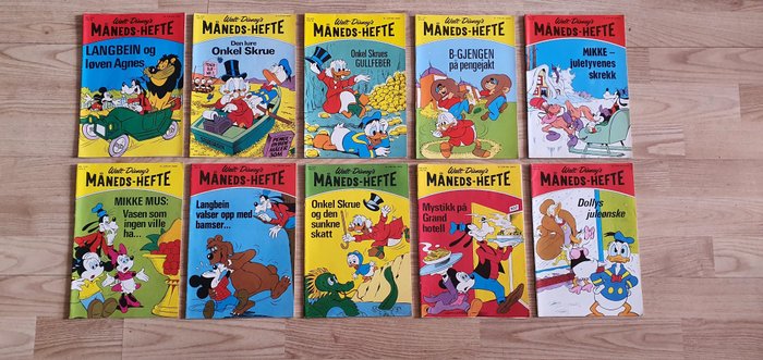 Walt Disney's Måneds-Hefte (Norwegian) - 10 Comic - 1970/1973