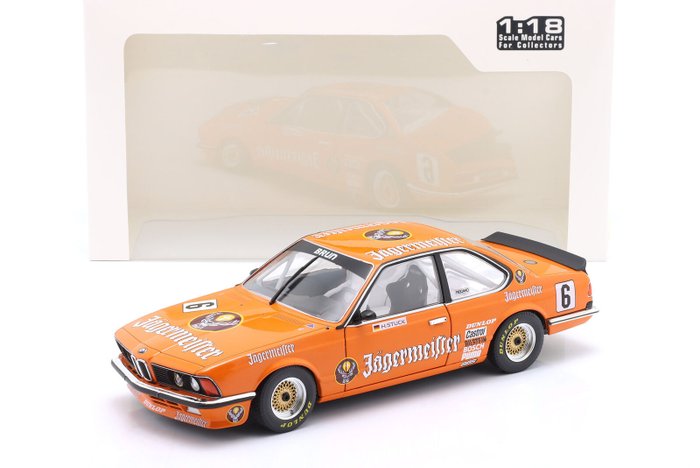 Solido 1:18 - 1 - Rennwagenmodell - BMW 635 CSI (E24) #6 European Touring Car Champion 1984 - Druckgussmodell mit aufklappbaren Türen
