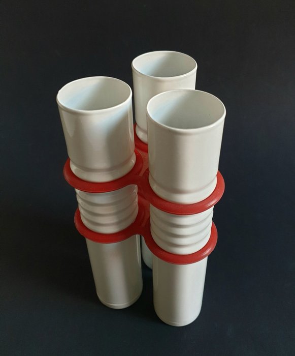 Ikea - Martin Vallin - 花瓶 (3) -  利瓦特  - 金属/橡胶