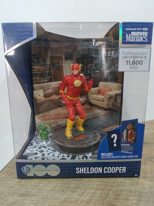 Big Bang Theory - Limited Edition Sheldon Cooper in Flash costume (mint condition)