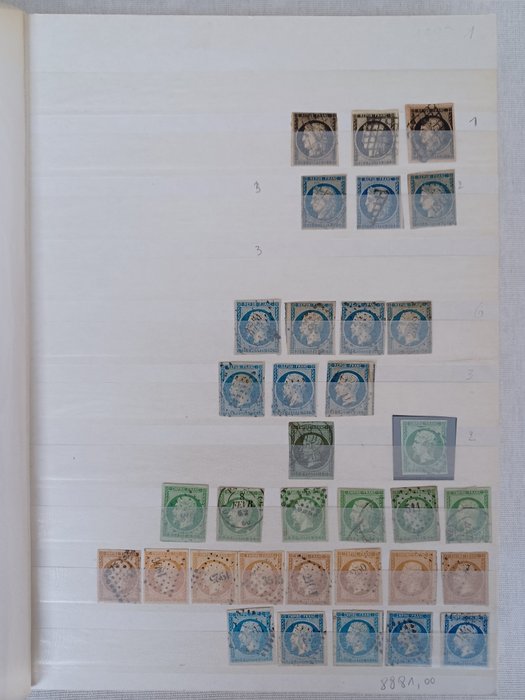 France 1849/1950 - Lot of origins at 1950, N**, N*, NSG and obl + Tests, PA, Preo, LVF and Tax. Nice quality - Yvert