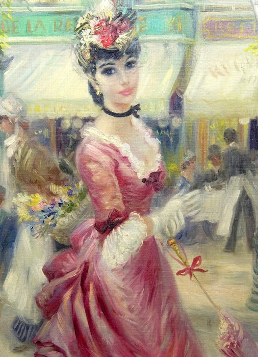 John Frederic Lloyd Strevens (1902-1990) - Retrato de dama parisina