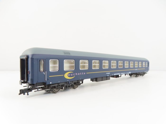 L.S. Models H0 - 44 001 - Vagón de tren de pasajeros a escala (1) - Coche cama Alpen Expres" de 4 ejes - NS