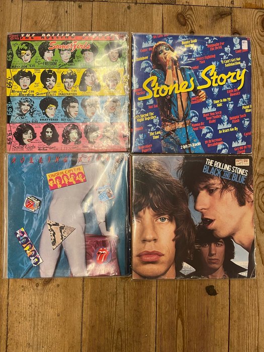 The Rolling Stones - 4 Great Records !!! - Vários títulos - LP - 1976