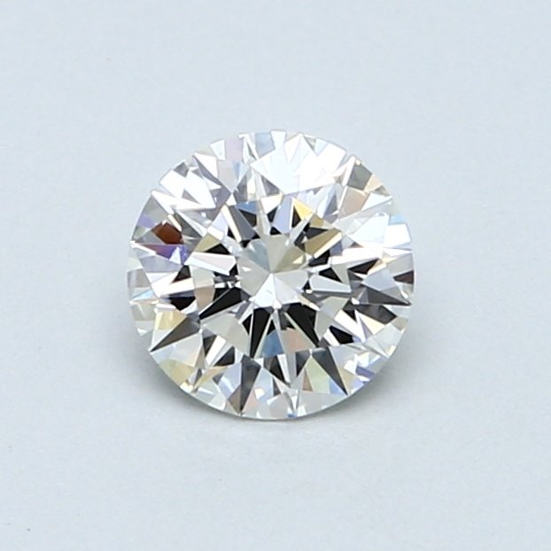 1 pcs Diamant - 0.62 ct - Rund, brillant - F - VS2
